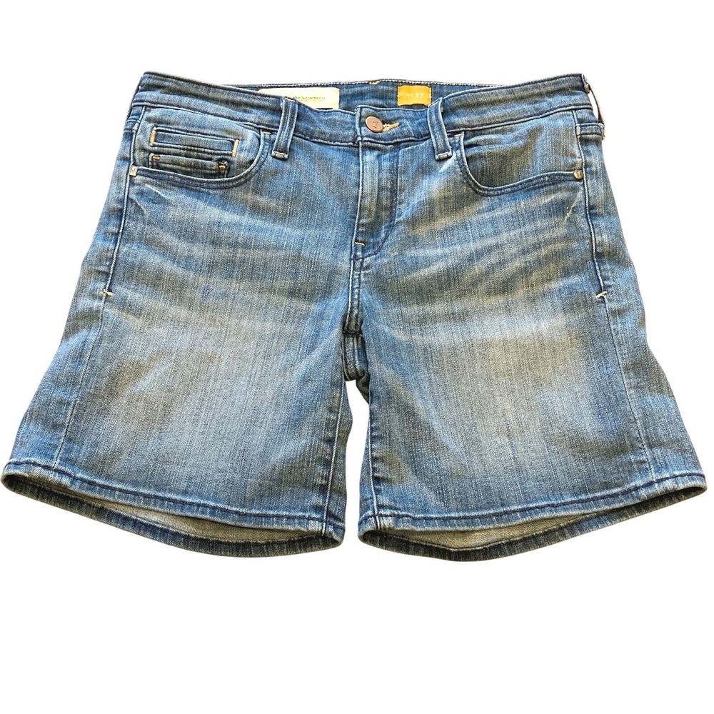 Pilcro and the Letterpress Lowrise Light Wash Denim Jean Short Blue Size 27 Boho